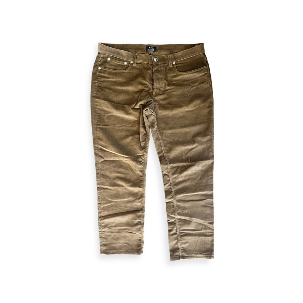 A.P.C Petite Standard Size 32 brown corduroys medium